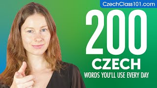 200 Czech Words You'll Use Every Day - Basic Vocabulary #60 News
