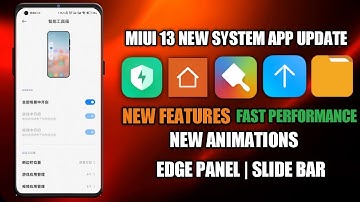 NEW MIUI 13 APPS UPDATE | System Launcher, Security, Theme & File manager Review | SMOOTH EXPERIENCE