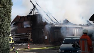 Brand in Emtinghausen: Tischlerei durch Feuer zerstört