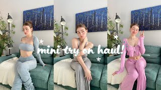 Mini Try-On Haul