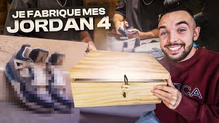 J'ai FABRIQUÉ ma PAIRE de NIKE JORDAN 4 !!  (le résultat est fou !!)