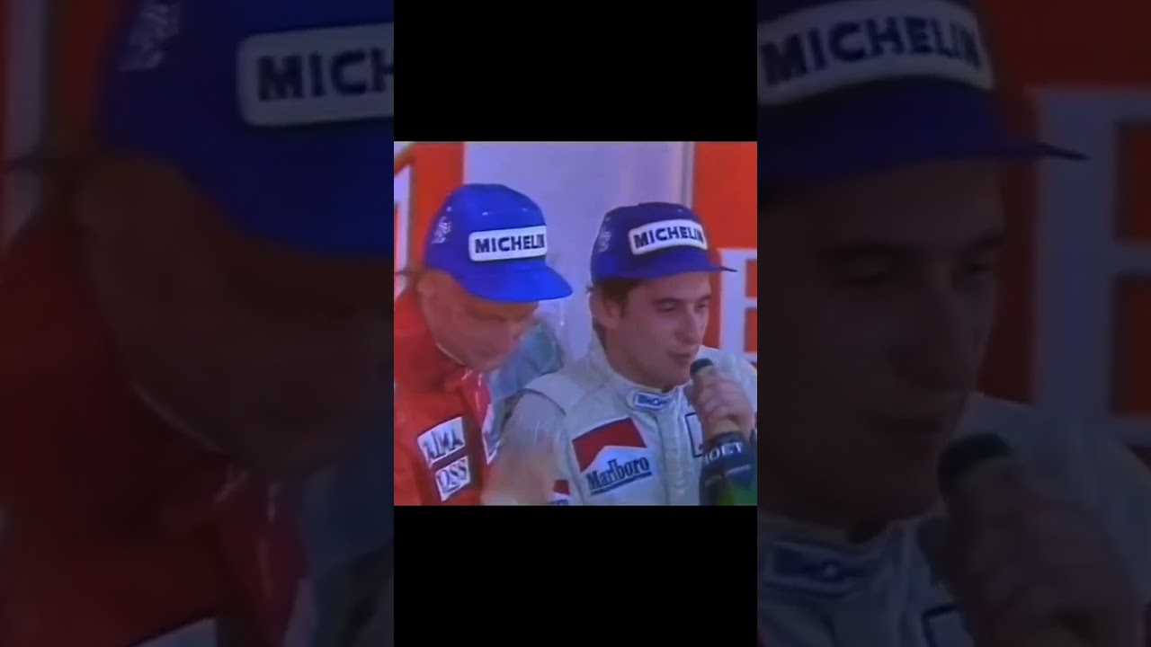 Niki Lauda & Ayrton Senna