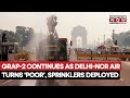 Delhi Chokes On 'Poor AQI' As Second Phase Of GRAP-2 Implemented, Sprinklers, Anti-Smog Gun Deployed