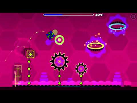 Geometry dash || Blast processing x3 (harder) by Pirubikscube13