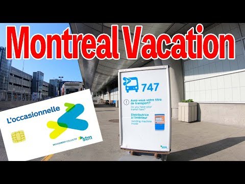 Vídeo: 747 Bus exprés de l'aeroport de Montreal