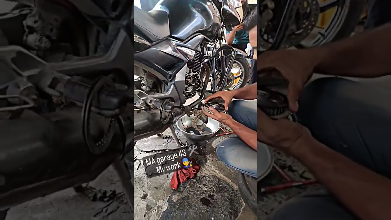 # MA garage 43 🛠️ # Honda unicorn # clutch plate change 📞 9819858129👨‍🔧