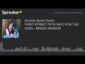 First street pets info for the 2020s  brigid wasson part 1 of 2