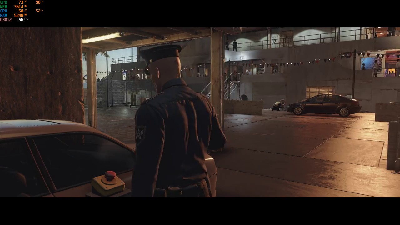 Hitman on i5-2500 16GB Ram GTX 1050Ti 4GB