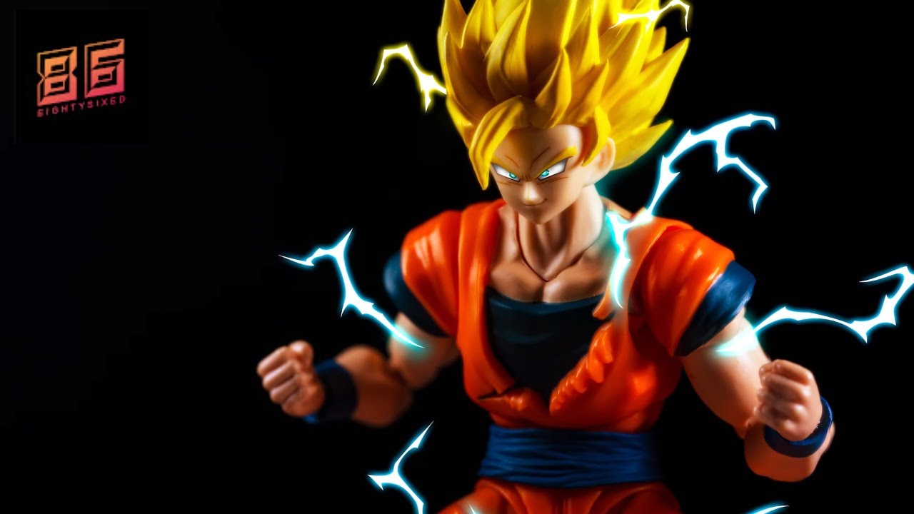 Dragon Ball Demoniacal Fit DF SHF SSJ2 Goku Majin Buster Super Saiyan  Action Figure Toy Model