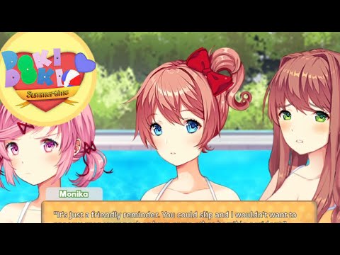 MONIKA IS Ṕ̵͜Í̴͚Ś̴̞S̷͈̑É̷̫D̴̜͒  Doki Doki Literature Club MOD  Summertime [BAD ENDING] 