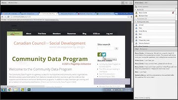 Community Data Program orientation - The CDP Catalogue and Beyond 20/20