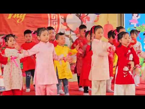 Nhảy Tết bình an - Các bé 5TA41. Vui tết 2025