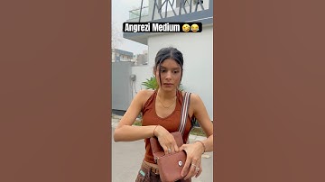Angrezi Medium 🤣😂 Do you know how many there are? #comedy comedy #funny #rinkichaudhary