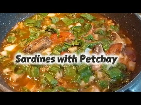 Sardines With Petchay Masarap Pag Naulan 