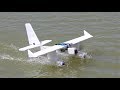 How to make a airplane - flying plastic bottle aeroplane - seaplane