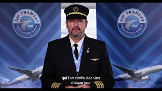 MEC Chair Address to Air Transat Pilot - (anglais, sous-titres français)