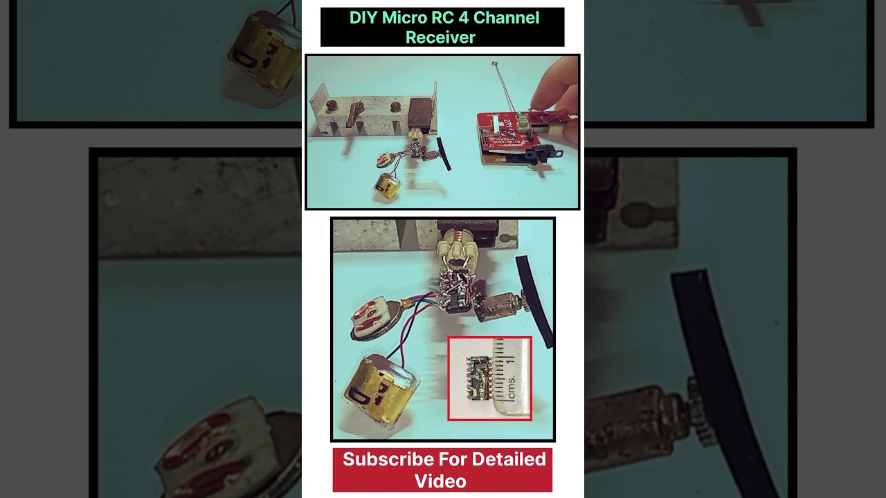 DIY Micro RC 4 Channel Receiver 