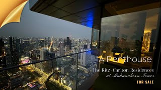 FOR SALE | RITZCARLTON Residences | Mahanakorn Tower | Penhouse