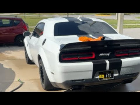 Washing My SRT HELLCAT