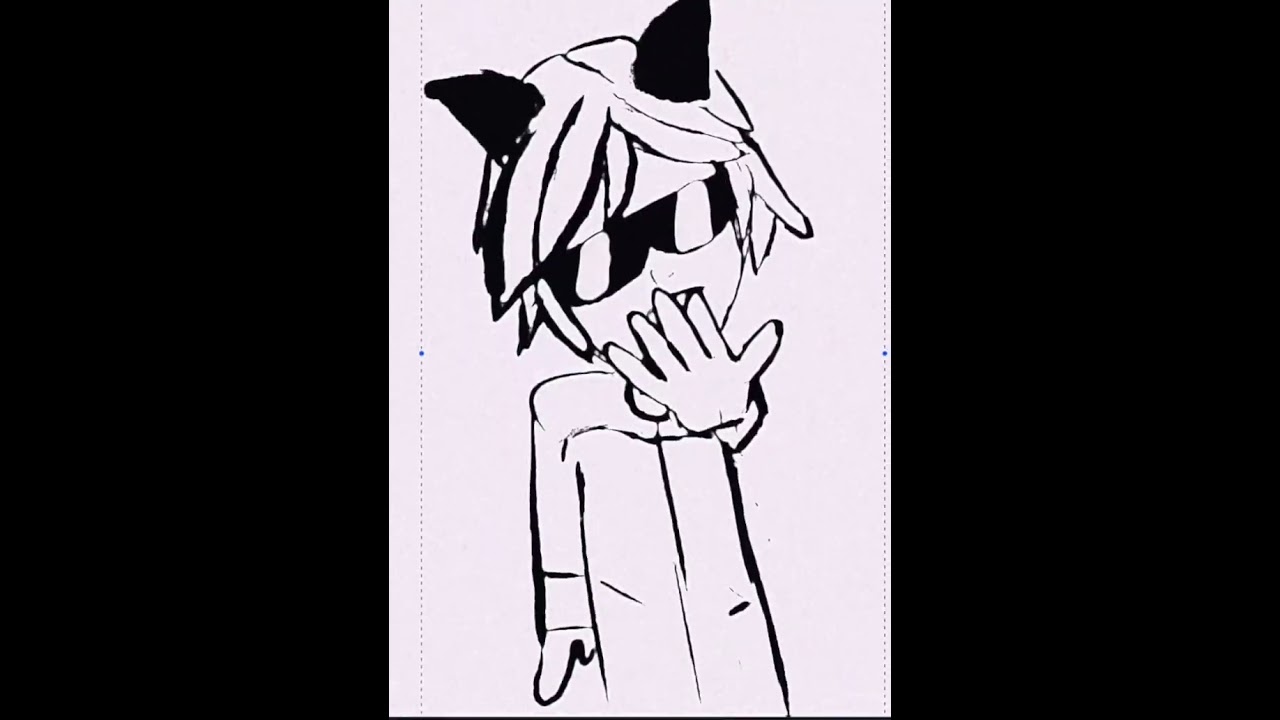 Cat noir distracting the villians 