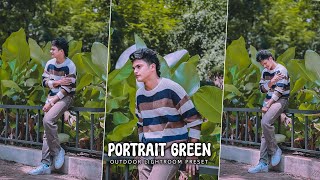 Portrait Green Lightroom preset | Free Lightroom preset | Outdoor Lightroom mobile preset | screenshot 5