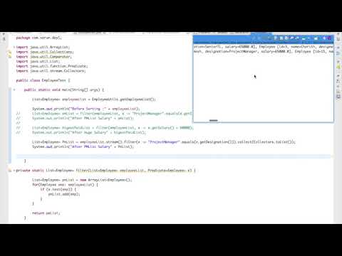 2.6 How to filter objects using streams ? What is the difference between stream and parallel stream?