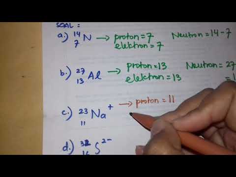 Video: Berapa nomor massa dan nomor atomnya?