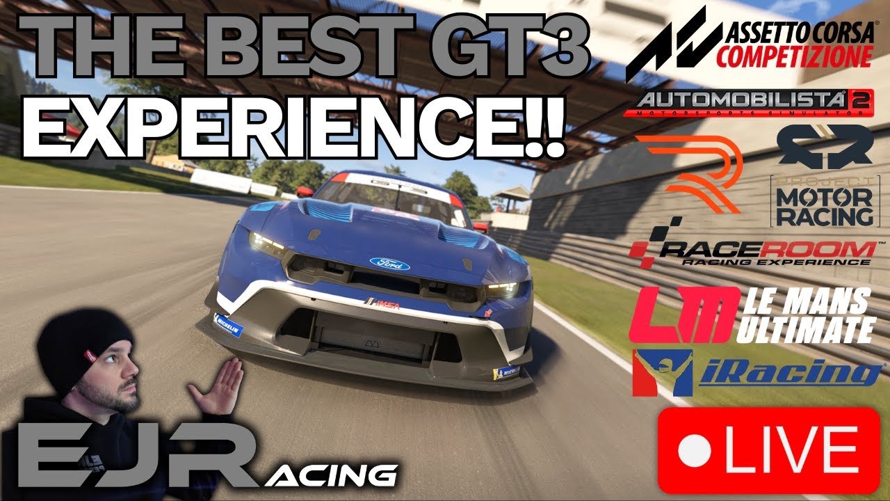 🔴LIVE - The Best GT3 Experience - PMR vs LMU vs ACC vs iRacing vs Rennsport vs AMS2 vs RaceRoom