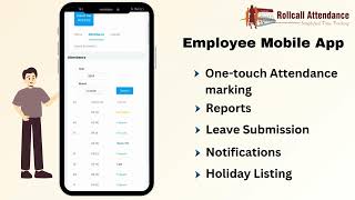 Rollcall Attendance Employee Portal (Mobile App)