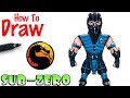 How to Draw Sub-Zero | Mortal Kombat