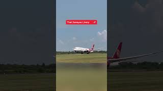 Juneyao Air Boeing 787-9 Departure from Manchester | B-207N ✈️ #shorts#boeing#787#juneyao