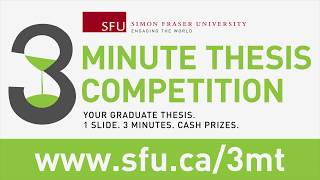 3MT SFU 2017: Maggie Cascadden