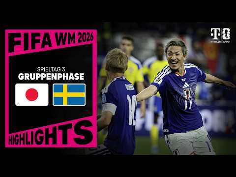 Japan - Schweden | Highlights FIFA WM 2026 | MAGENTA SPORT