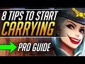 8 Tips EVERY ASHE Needs to MASTER - Grandmaster Gameplay Tricks - Overwatch Guide