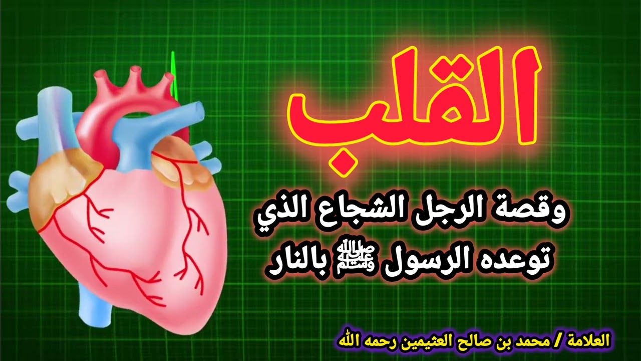 القلب وقصة الرجل الشجاع الذي توعده الرسول ﷺ بالنار | للعلامة ابن عثيمين