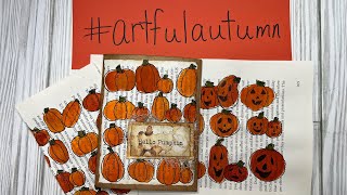 Full #artfulautumn #5 Finger Painted Pumpkins Guide