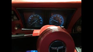 C3 1980 Chevy Corvette Easy Instrument Panel Bulb Change