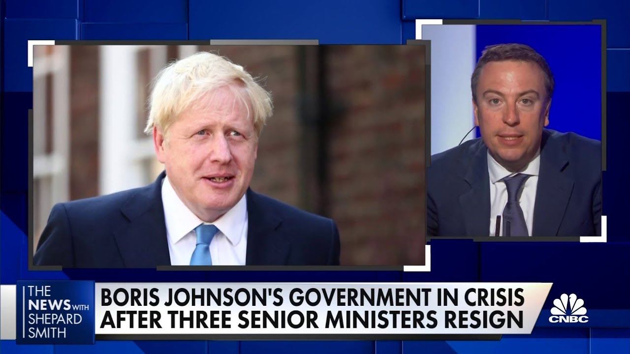 Boris Johnson’s government in crisis after three senior ministers resign