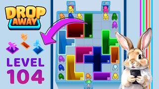 Drop Away Level 104 Solution Walkthrough