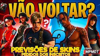 BAIT DA EPIC OU VÃO VOLTAR? PREVISÕES DE SKINS FORTNITE - PRÓXIMAS SKINS FORTNITE - FORTNITE #219