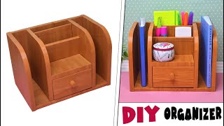 diy cool desktop organizer