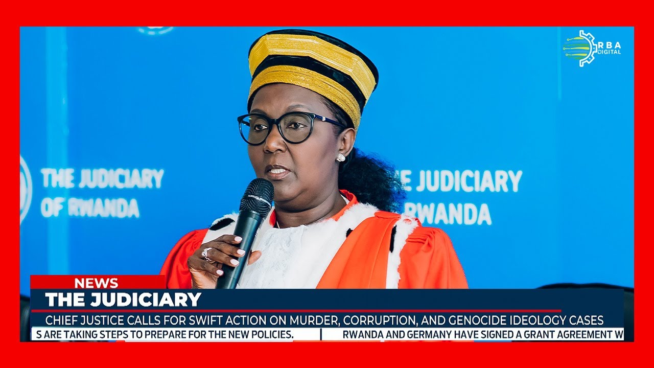 Newly appointed court leaders were urged to prioritize cases related to murder and genocide ideology