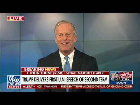 Thune Joins America Reports on Fox News