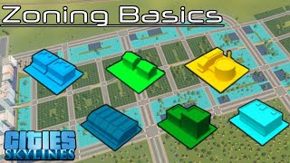 Basic Zoning Tutorial | Cities: Skylines | Ep. 16