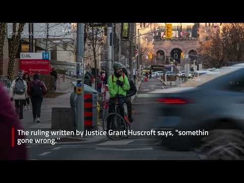 Ontario's top court overturns bike lanes ruling