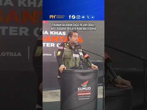Tekanan dalaman gugat rejim israel, misi didakwa berjaya buka mata dunia