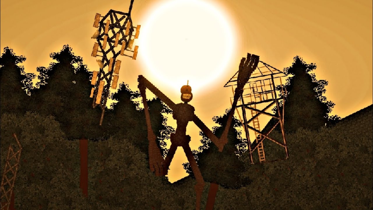 Siren head in Melon playground