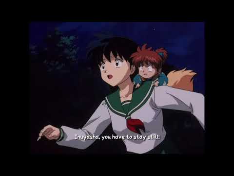 Inuyasha and Koga protect Kagome