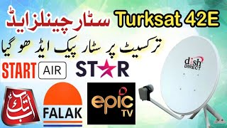 Turksat 42E New Big Update | New Star PKG Added