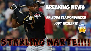 Breaking news!!! arizona diamondbacks just acquired starling marte!!!